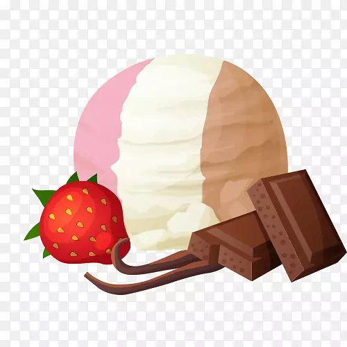 冰淇淋圆锥巧克力冰淇淋意大利冰淇淋