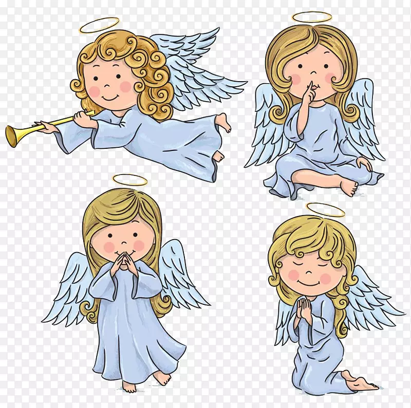 天使版税-免费剪贴画-天使
