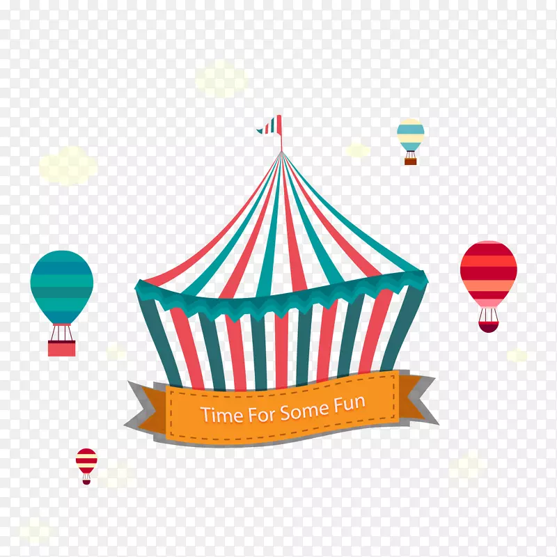 马戏团下载-创意马戏团帐篷和热气球材料