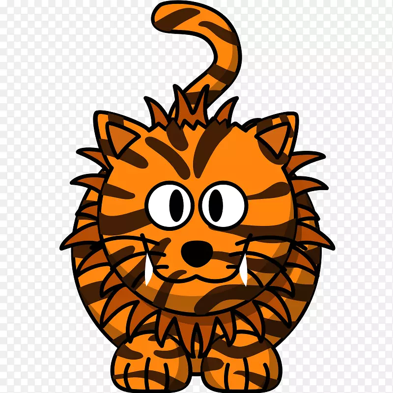 狮子卡通-可爱的猫卡通图片