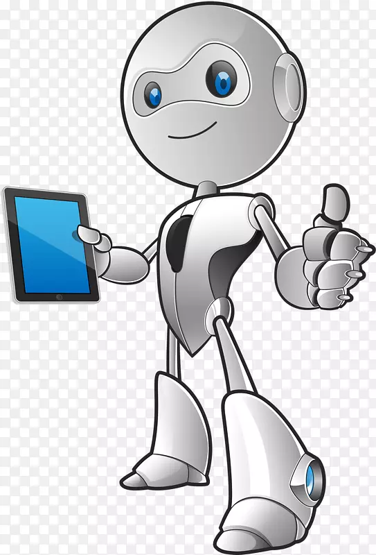 机器人技术信息技术卡通机器人