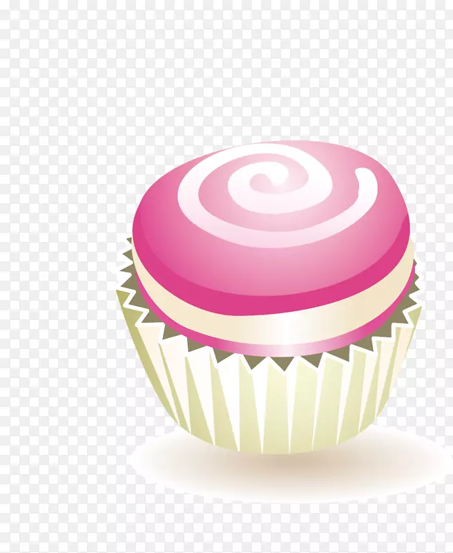 徽标插图-粉红色蛋糕