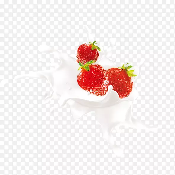 果汁草莓派牛奶华夫饼牛奶