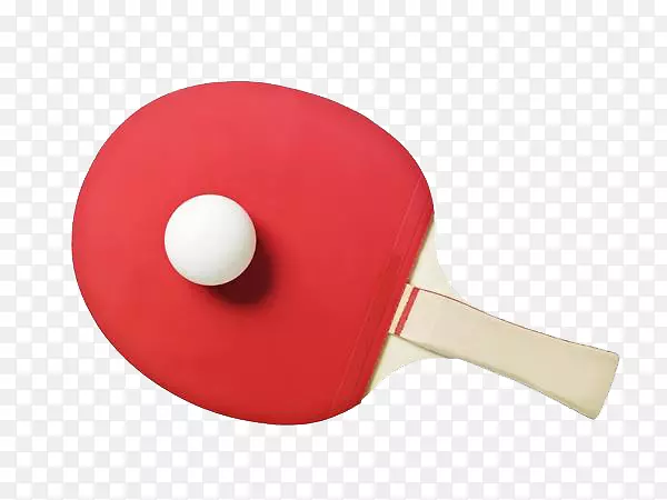 乒乓球球拍.红色乒乓球球拍
