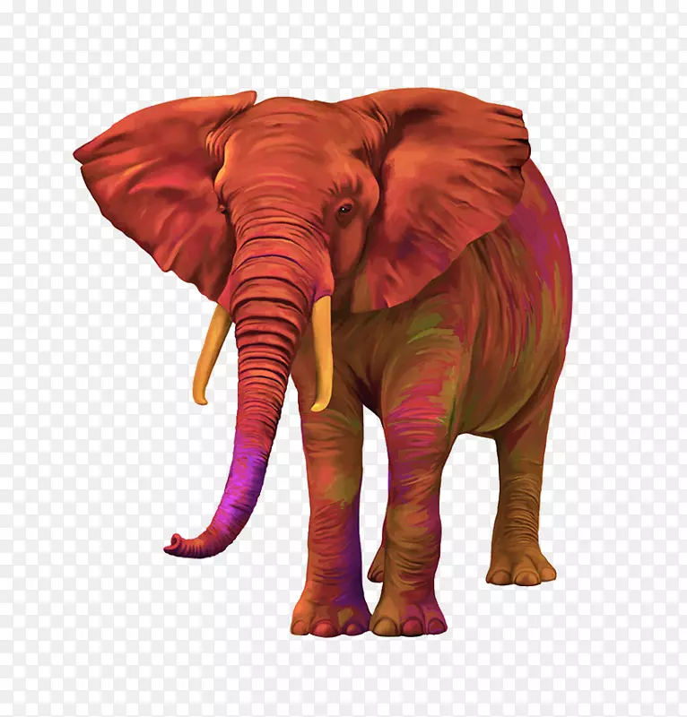 非洲灌木象剪贴画-大象