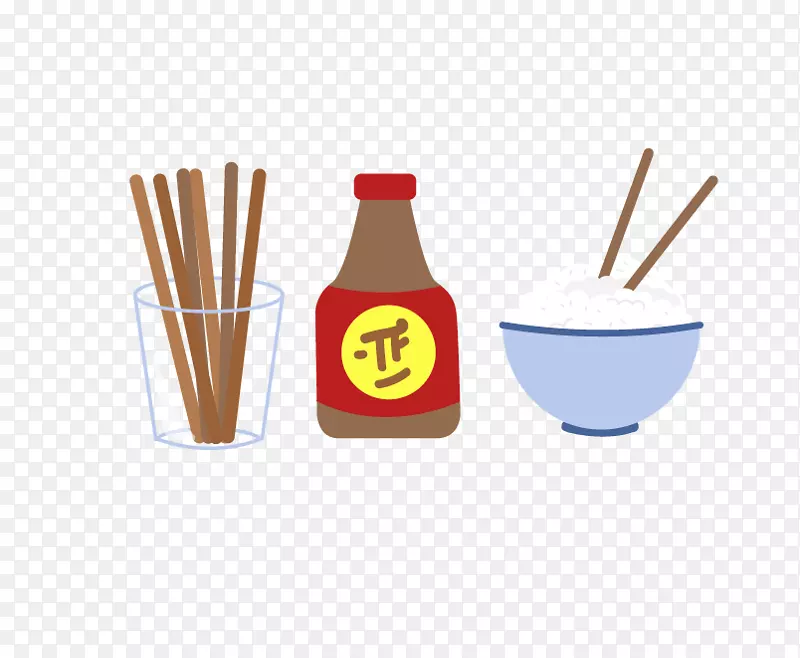 绘制食品卡通-大米