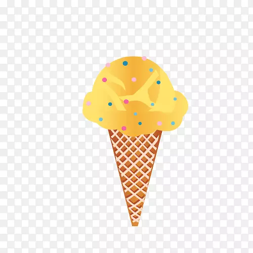 那不勒斯冰淇淋甜甜圈华夫饼冰淇淋