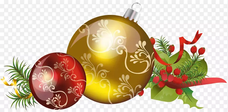 55个圣诞舞会编织：五颜六色的节日装饰品、树饰、花环、圣诞装饰品-圣诞球PNG透明图片。