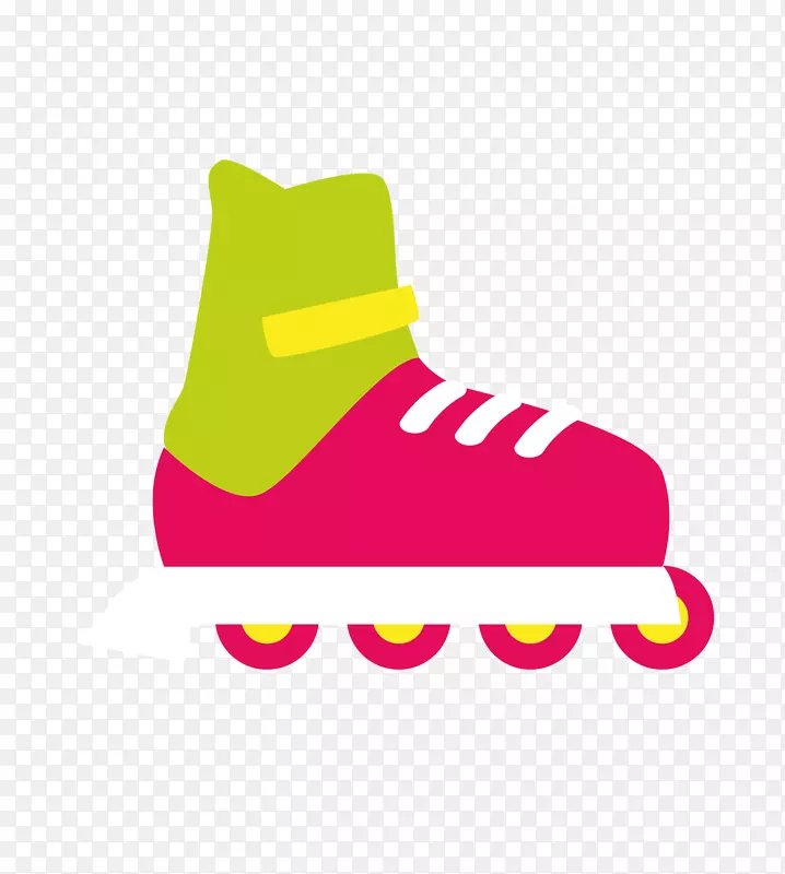 鞋滑板轮滑.彩色卡通滑板鞋滑板