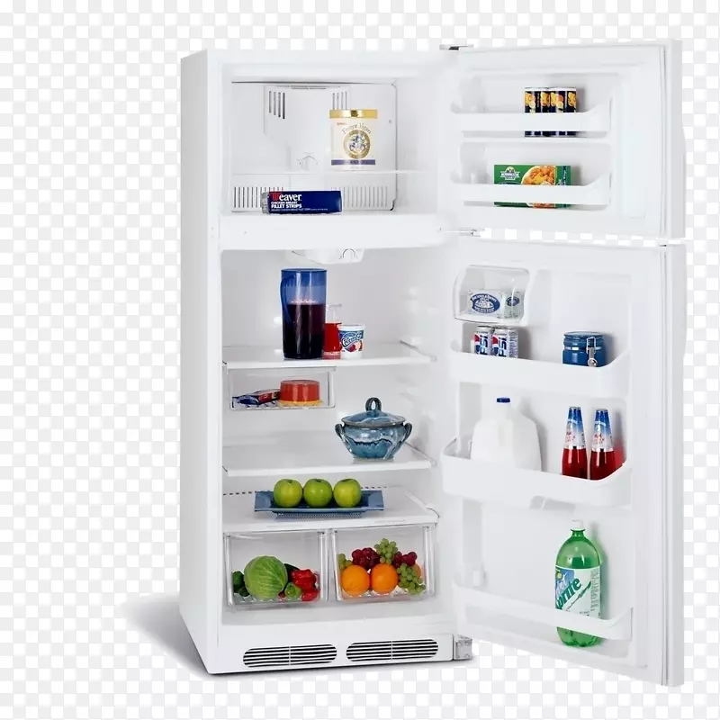 冰箱康吉拉多温度架家用电器-节省静音儿童锁功能简单外观冰箱