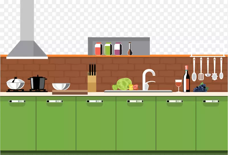 餐桌厨房室内设计服务家具厨房
