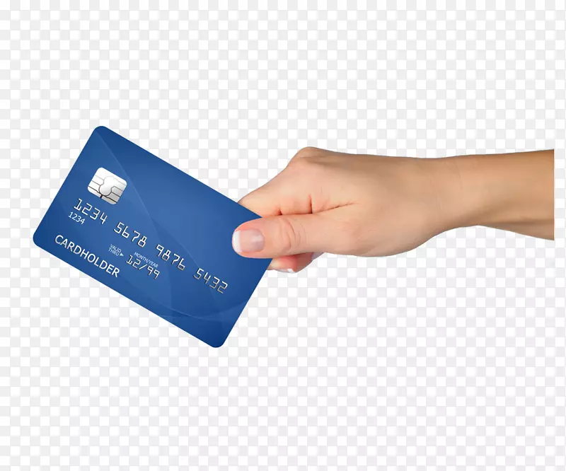 信用卡智能卡银行atm卡手握银行卡