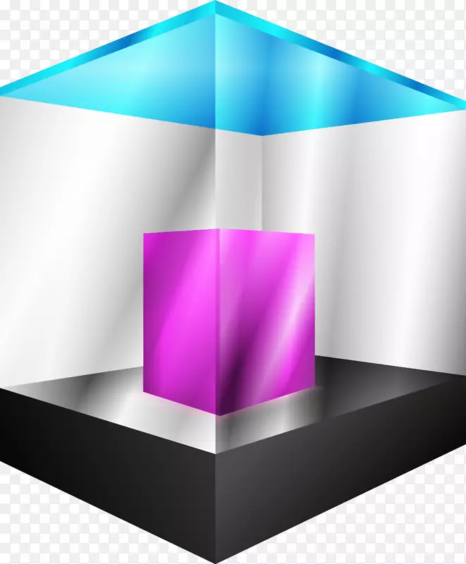 立方体CMYK颜色模型-立方体
