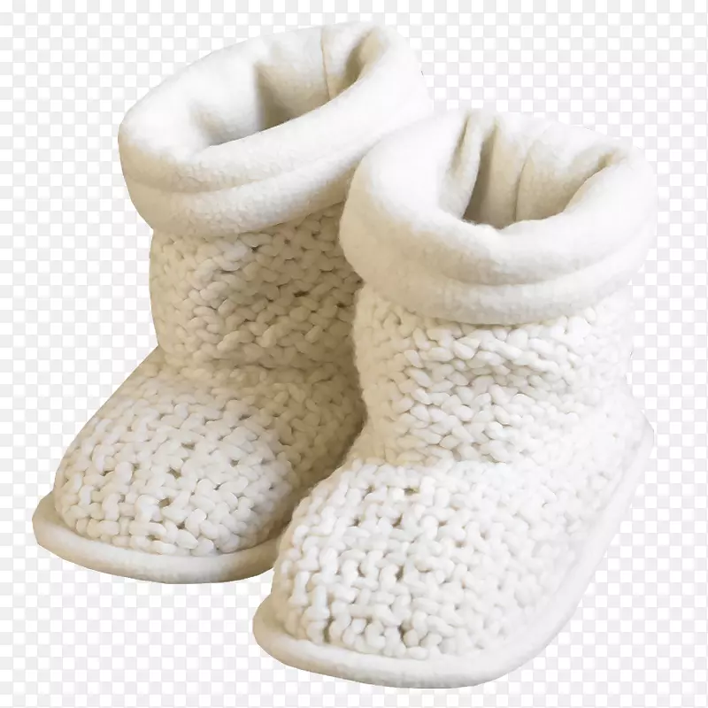 雪靴鞋毛线-儿童针织靴