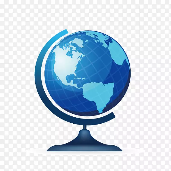全球版税-免费剪贴画-蓝色地球仪