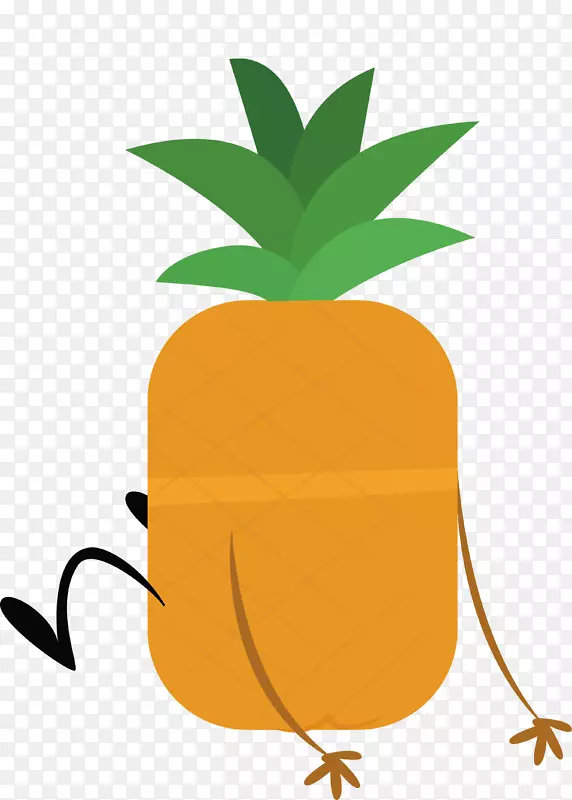 菠萝画-迷茫的菠萝