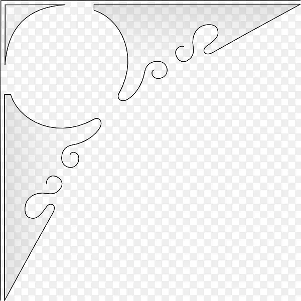 白纸花纹角花纹