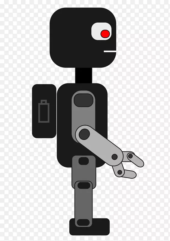 机器人剪贴画-机器人剪贴画黑色