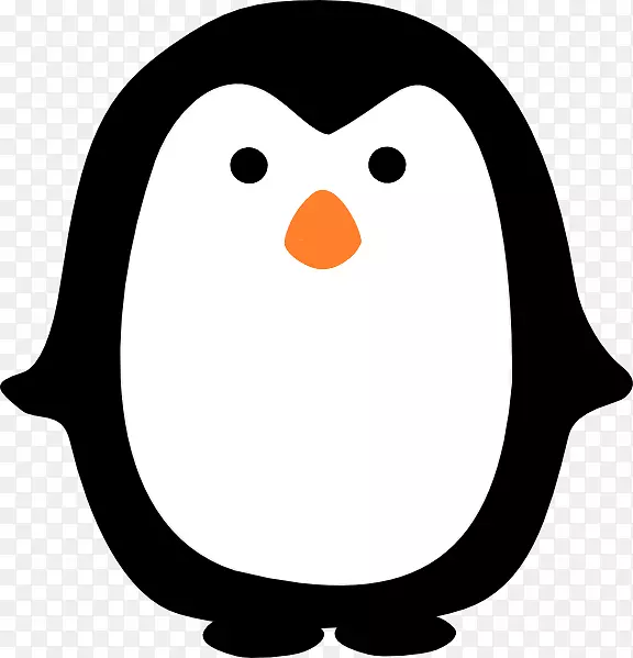 小企鹅免费内容剪贴画-可爱的漱口式剪贴画