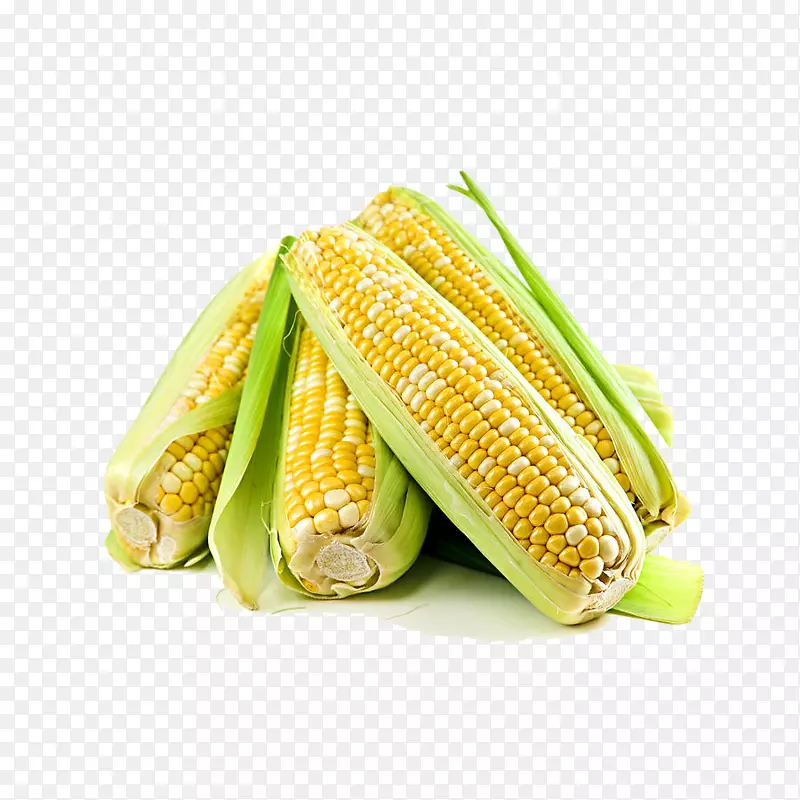 玉米带糯玉米甜玉米芯玉米(玉米)PNG透明图像