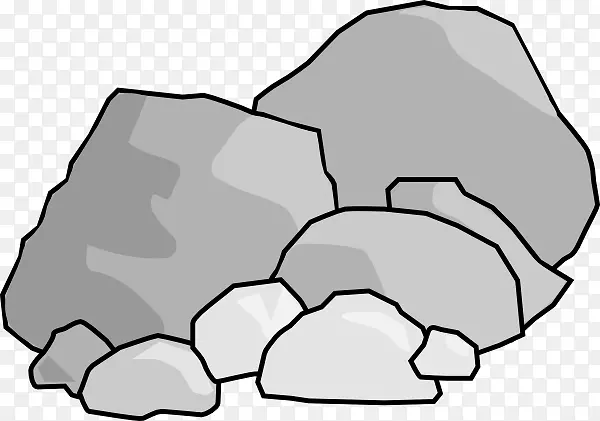 岩石巨石免费内容剪辑艺术.粗糙岩石剪贴画