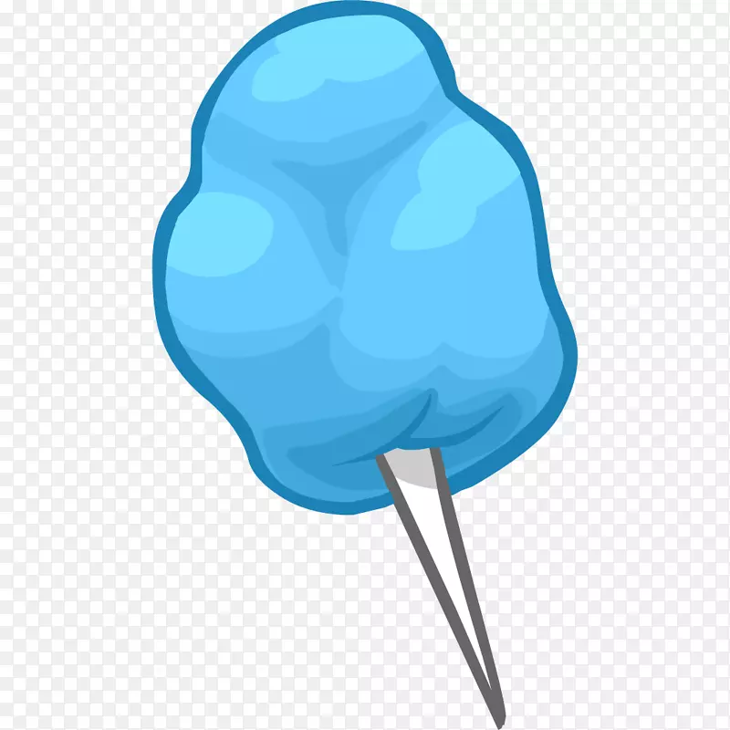 棉花糖冰淇淋锥形冰糖夹艺术-棉花糖果剪贴画