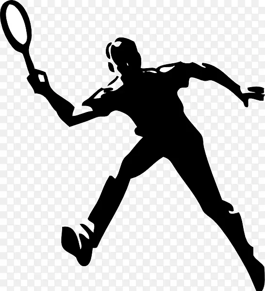 运动免费内容壁球剪辑艺术-男子网球剪贴画