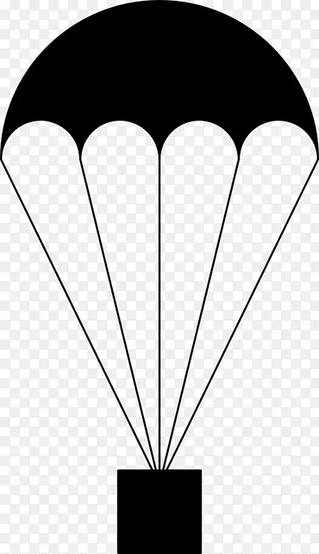 降落伞-免费剪贴画-陆军背景剪贴画