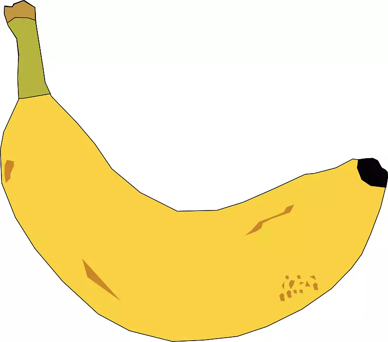 香蕉水果剪贴画-水果图片