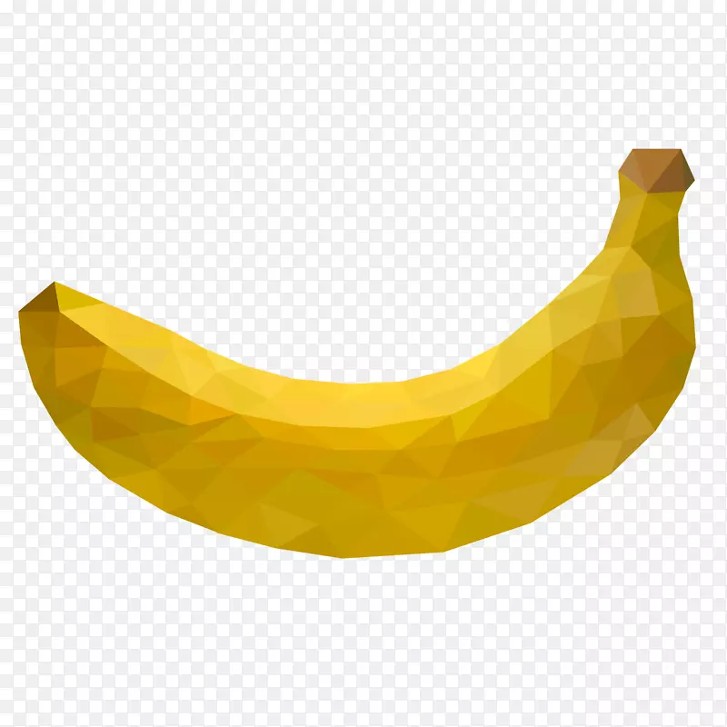 香蕉几何图形设计-香蕉