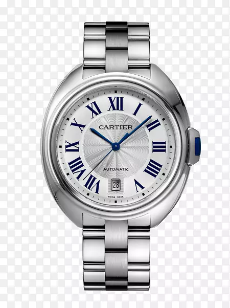 卡地亚油罐表制造商奢侈品-质地银制卡地亚手表男性手表