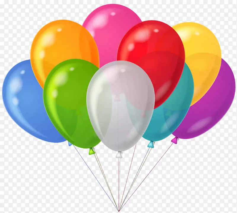 气球生日免费内容派对剪贴画-气球剪贴画