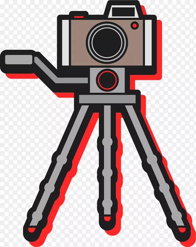 数码相机绘图摄影剪辑艺术卡通数码相机