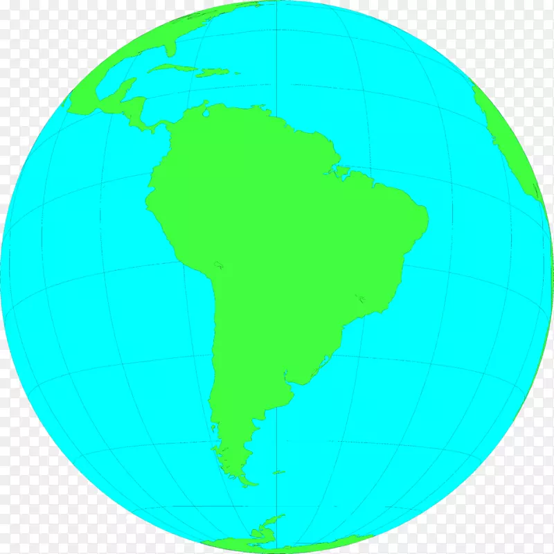 南美洲拉丁美洲地球剪贴画-南美洲剪贴画
