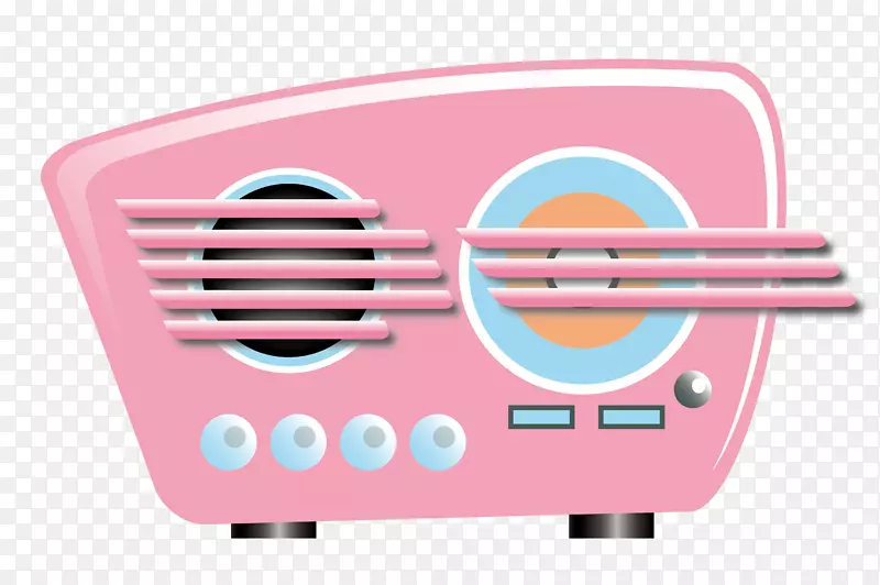 古董收音机调频广播-微型收音机