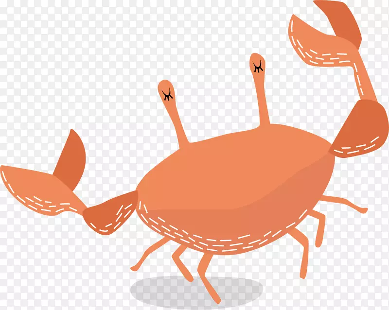 邓吉尼斯螃蟹插图-红色螃蟹