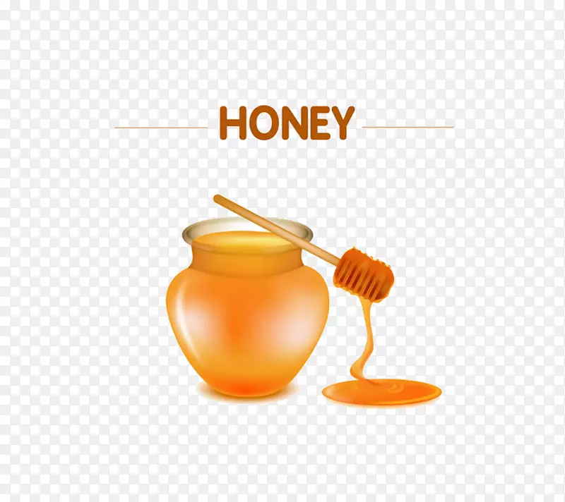 蜜蜂插图-蜂蜜