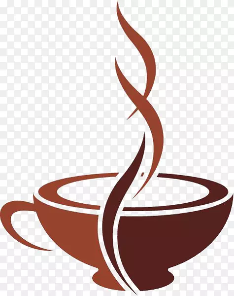 咖啡茶拿铁咖啡厅-咖啡杯标志