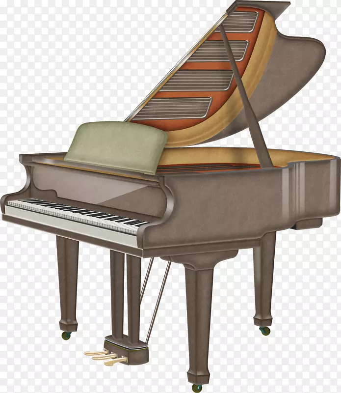 大钢琴乐器摄影素描钢琴
