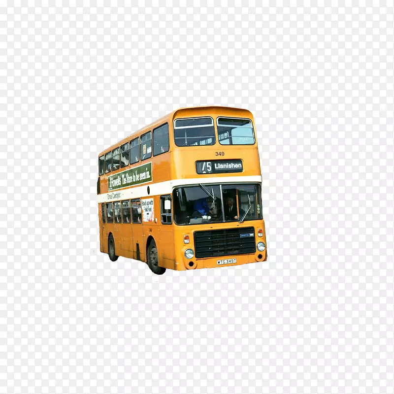 双层巴士机场巴士-黄色巴士
