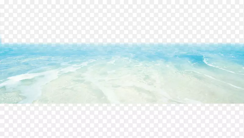 蓝天绿松石墙纸-海，水，浪