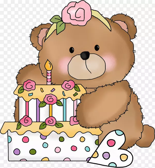 熊生日蛋糕-蛋糕熊