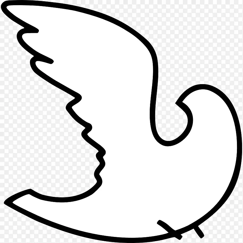 鸟类石鸽画鸽子作为符号.鸽子图片
