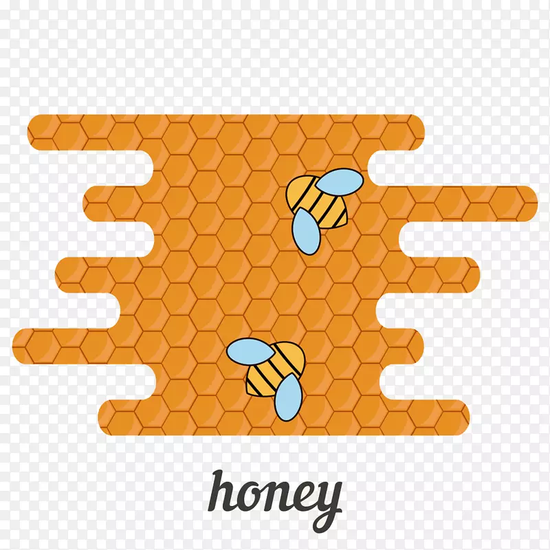 蜜蜂蜂巢-蜜蜂在上面