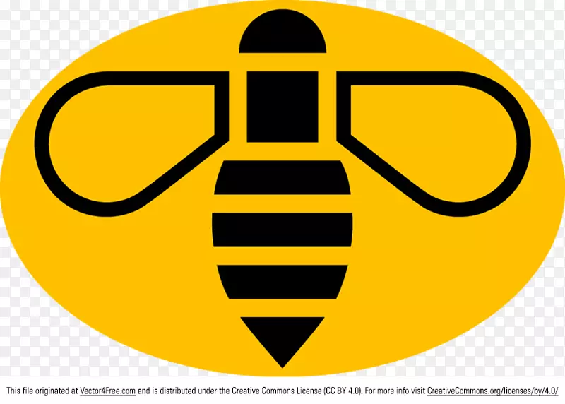 曼彻斯特蜜蜂躲避球俱乐部标志剪辑艺术-蜜蜂设计