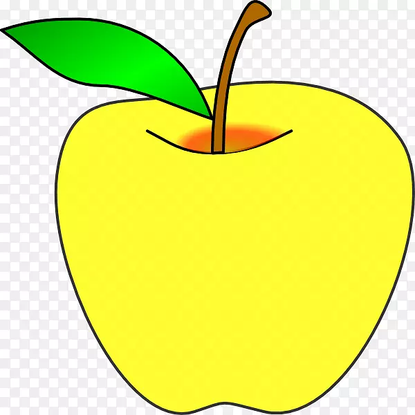 苹果免费内容.xchng剪贴画-黄色苹果图片