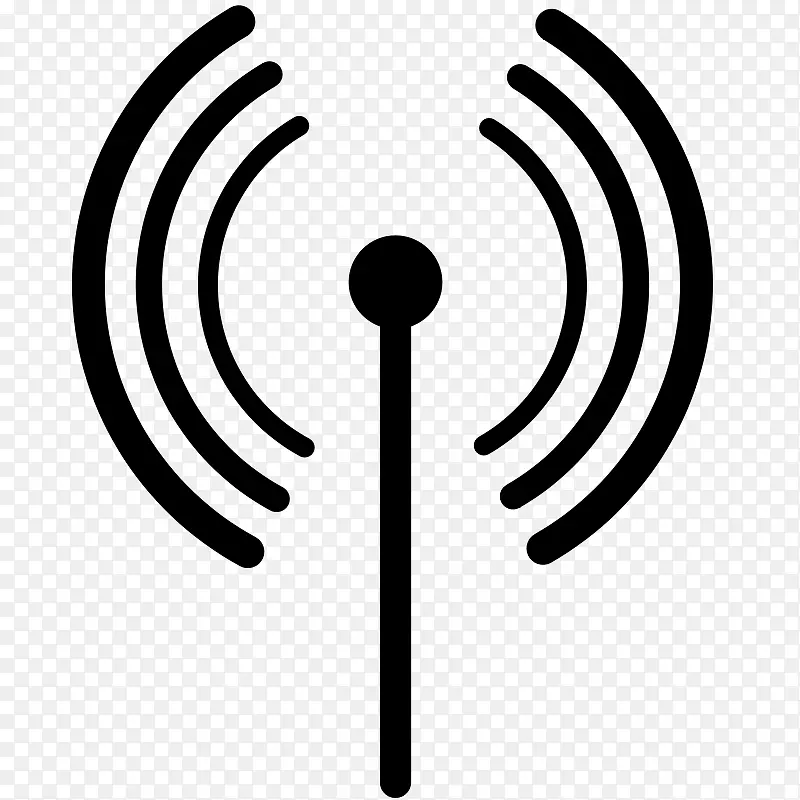 Wi-fi热点符号剪辑免费无线剪贴画