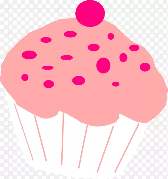 蛋糕糖霜烘焙剪贴画-纸杯蛋糕动画