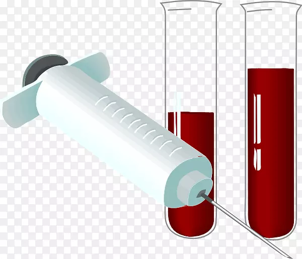 血液检验实验室试管夹艺术.实验室剪片