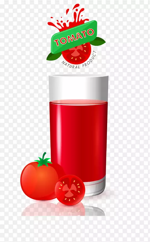 番茄汁果汁饮料标识-番茄汁
